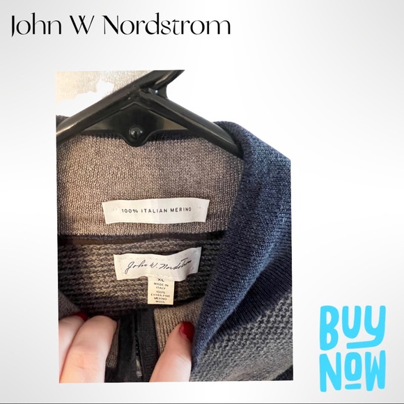John W Nordstrom 100% extra fine Italian wool sweater, size XL - Picture 3 of 3